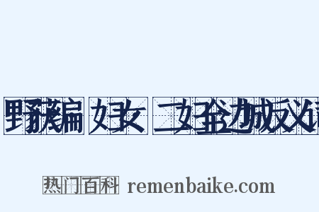 野获编·妇女·二妇全边城反义词是什么意思的图片